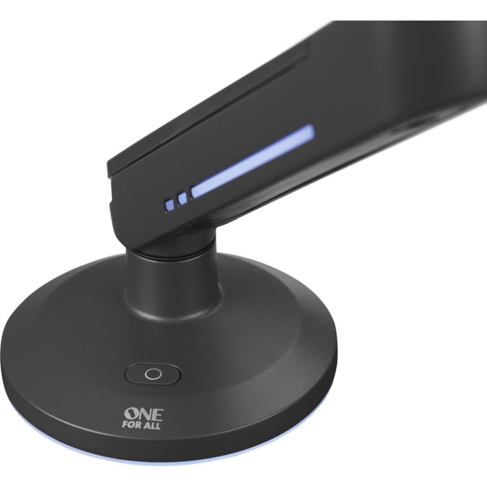 ONE FOR ALL Brazo para Monitor DM8110 con Iluminación RGB, Negro