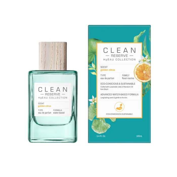 Clean H2Eau Golden Citrus Agua de perfume Unisex 100 ml