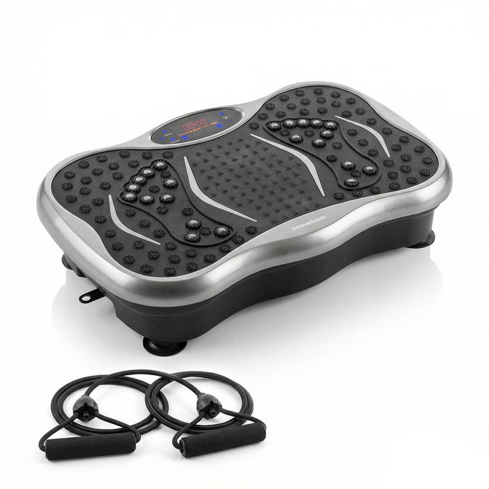 Pack Plataforma Vibratoria con Altavoz, Mando a Distancia y Cinturón con Bandas de Resistencia InnovaGoods