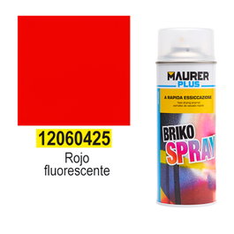MAURER Spray Pintura Rojo Fluorescente 400 ml