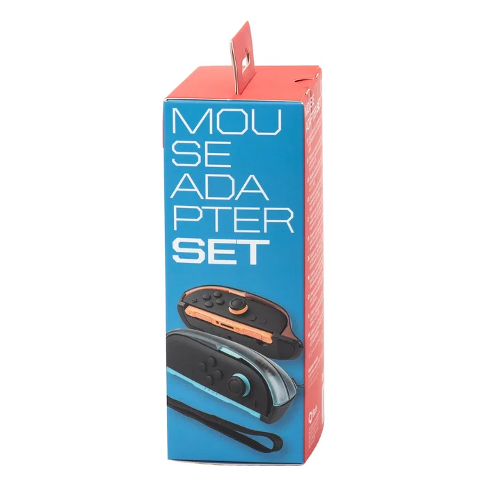 Woxter BL1008 - Adaptador ergonómico para Joy-Con Nintendo Switch (conviértelos en ratón) - Pack de 2 unidades - Negro/Azul/Rojo