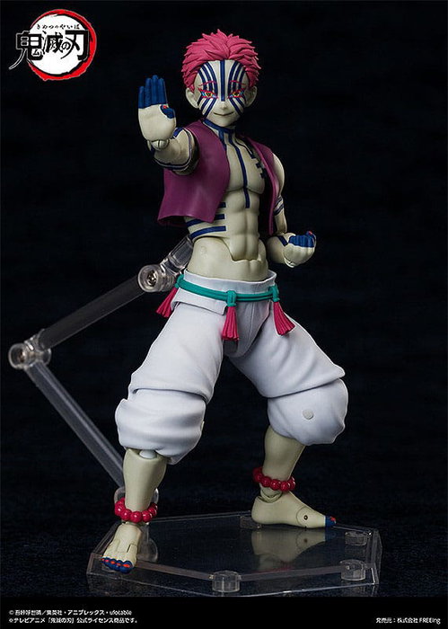 FREEing Figura Figma Akaza de Demon Slayer: Kimetsu no Yaiba 15 cm