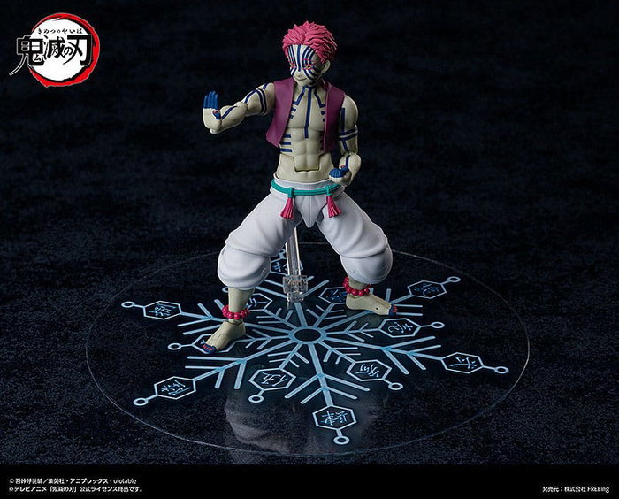 FREEing Figura Figma Akaza de Demon Slayer: Kimetsu no Yaiba 15 cm