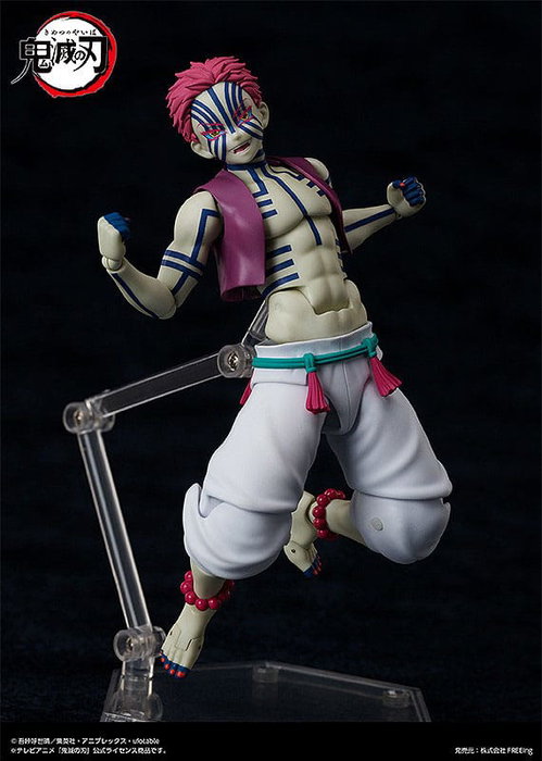 FREEing Figura Figma Akaza de Demon Slayer: Kimetsu no Yaiba 15 cm