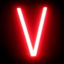 Green Ice Letra LED Neon V 108x161x38mm