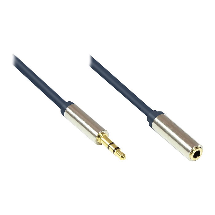 GoodConnections Cable de Audio 3,5mm a 3,5mm 5m Azul GoodConnections Cable de Audio 3,5mm a 3,5mm 5m Azul
