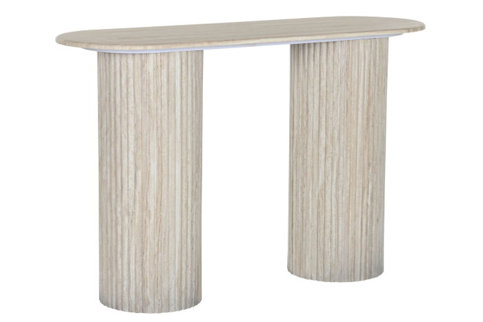 DKD Home Decor Consola Beige 120 x 40 x 75 cm Granito y MDF DKD Home Decor Consola Beige 120 x 40 x 75 cm Granito y MDF