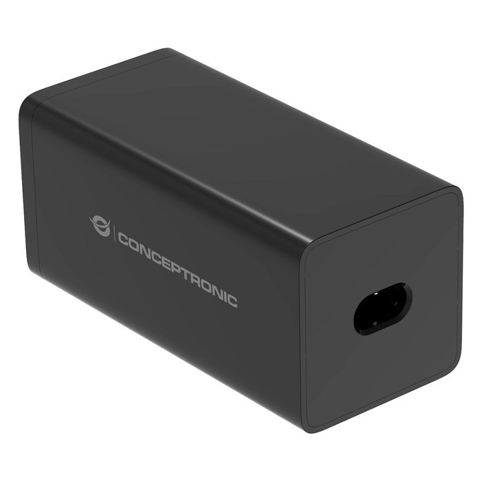 Conceptronic OZUL06BE Cargador de 6 Puertos 200W con USB-C y USB-A
