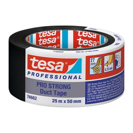 Tesa Cinta Americana Negra Extra Power 48 mm x 25 m