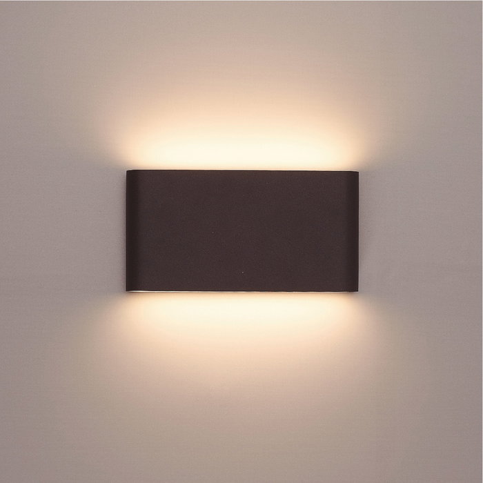 GSC Evolution Aplique de pared LED Feshi 10W Gris antracita GSC Evolution Aplique de pared LED Feshi 10W Gris antracita