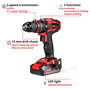 Einhell TE-CD 18/44 Li-i Akku-Schlagbohrschrauber 18V con batería de 2,5 Ah