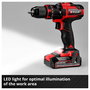 Einhell TE-CD 18/44 Li-i Akku-Schlagbohrschrauber 18V con batería de 2,5 Ah