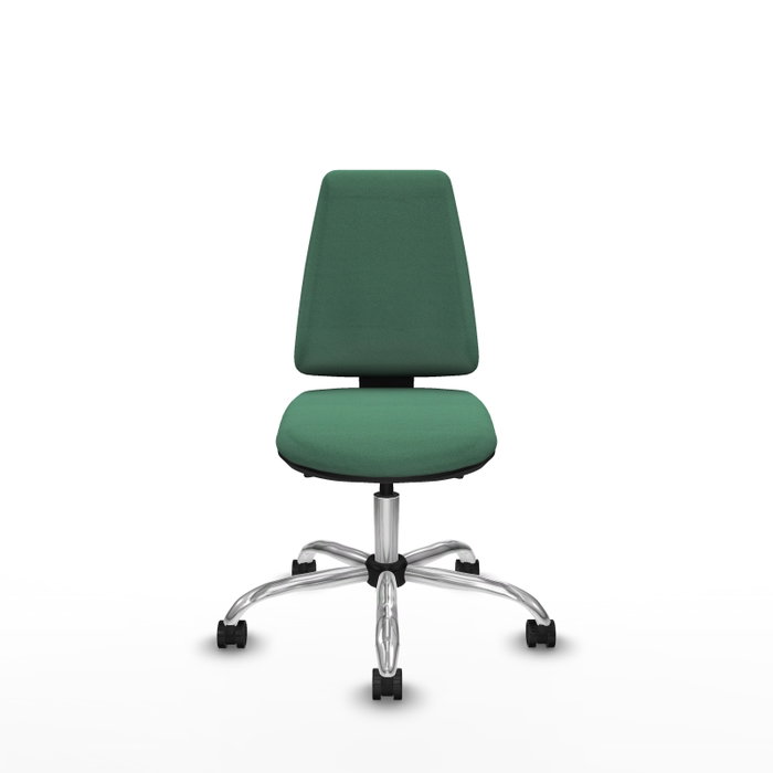 PIQUERAS Y CRESPO Silla de oficina Elche Verde esmeralda sin brazos