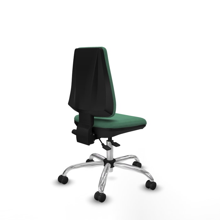 PIQUERAS Y CRESPO Silla de oficina Elche Verde esmeralda sin brazos