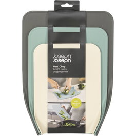 Joseph Joseph Nest Chop Juego de 3 tablas de cortar, Gris