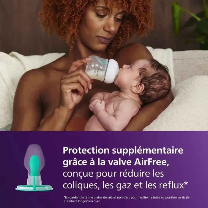 Philips Avent Kit de Biberones Natural Response Airfree 0-6 Meses SCD657/11 Anti-Cólicos Philips Avent Kit de Biberones Natural Response Airfree 0-6 Meses SCD657/11 Anti-Cólicos