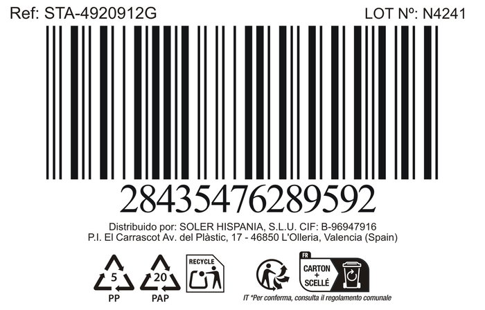 Inde Mug Jumbo, Cerámica 380 cc, Color Mondoñedo Gris, Modelo Santa Clara, 9 cm x 11 cm, Peso 337 g (12 Unidades)