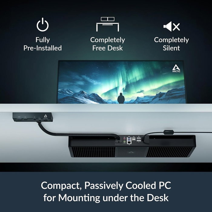 Arctic PC Arctic Senza Under Desk ACPCC00003A Ryzen 5 5500GT 16GB 1TB SSD Windows 11 Home N