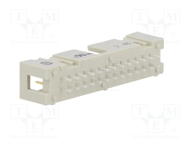 HARTING Conector IDC macho de 26 pines recto THT 2,54mm SEK-18 SV MA LP STR29 26P PL2