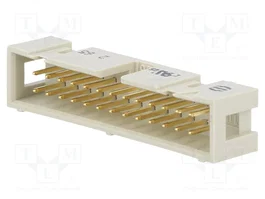 HARTING Conector IDC macho de 26 pines recto THT 2,54mm SEK-18 SV MA LP STR29 26P PL2