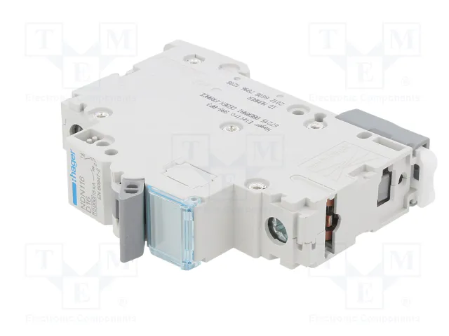 HAGER NDN116 Interruptor magnetotérmico 16A 1 Polo 10kA