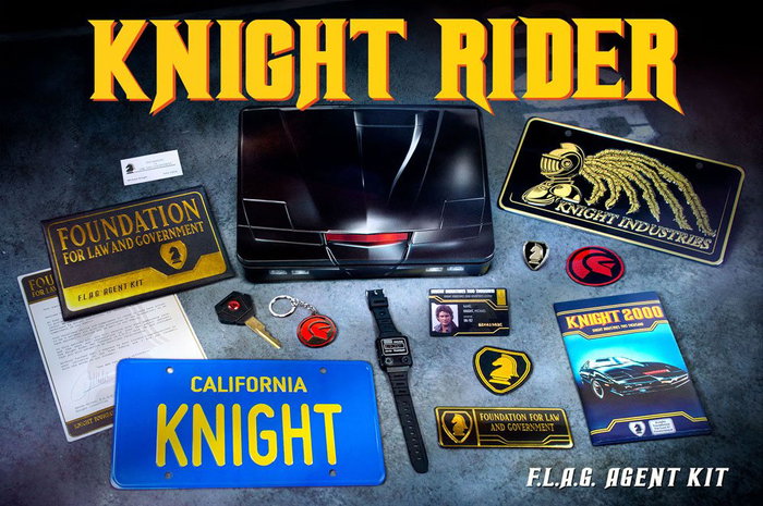 Doctor Collector FLAG Agent Kit Collector's Box Knight Rider