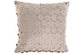 DKD Home Decor Cojín de Poliéster Calado Rosa 45x45