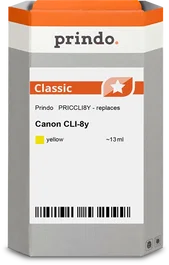 Prindo Cartucho de tinta amarillo PRICCLI8Y Classic
