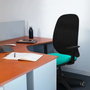 PIQUERAS Y CRESPO Silla de oficina Cilanco Gris oscuro y Negro