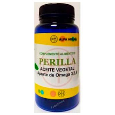 ALFA HERBAL PERILLA aceite vegetal 90perlas ALFA HERBAL PERILLA aceite vegetal 90perlas