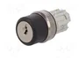 SIEMENS Interruptor rotativo con llave 22mm 3 posiciones plata