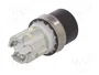 SIEMENS Interruptor rotativo con llave 22mm 3 posiciones plata