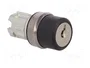 SIEMENS Interruptor rotativo con llave 22mm 3 posiciones plata