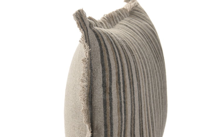 DKD Home Decor Cojín de Lino Natural 60x40 cm