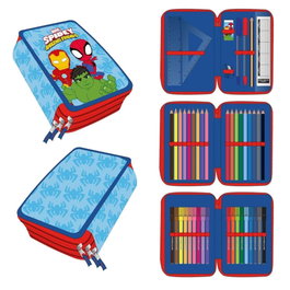 Cerdá Plumier Spidey Marvel con Accesorios Azul