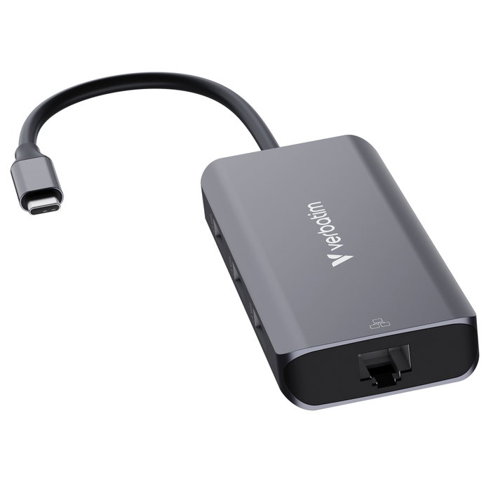 Verbatim USB-C Essentials Multiport Hub de 6 puertos con RJ45 32157