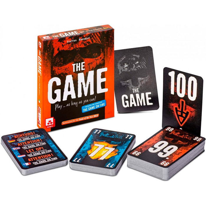 NSV The Game 10046315 Juego de mesa colaborativo para colocar cartas en orden ascendente o descendente