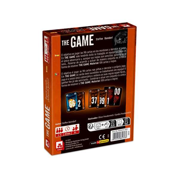 Fournier Juego The Game 102 Cartas Instrucciones de Juego
