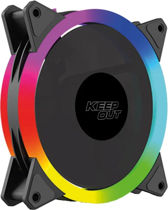 Keepout XFC-120SR ARGB Ventilador de Caja 120mm Negro Keepout XFC-120SR ARGB Ventilador de Caja 120mm Negro