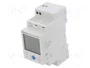 FINDER Programador de tiempo digital con NFC 12-24VDC SPDT