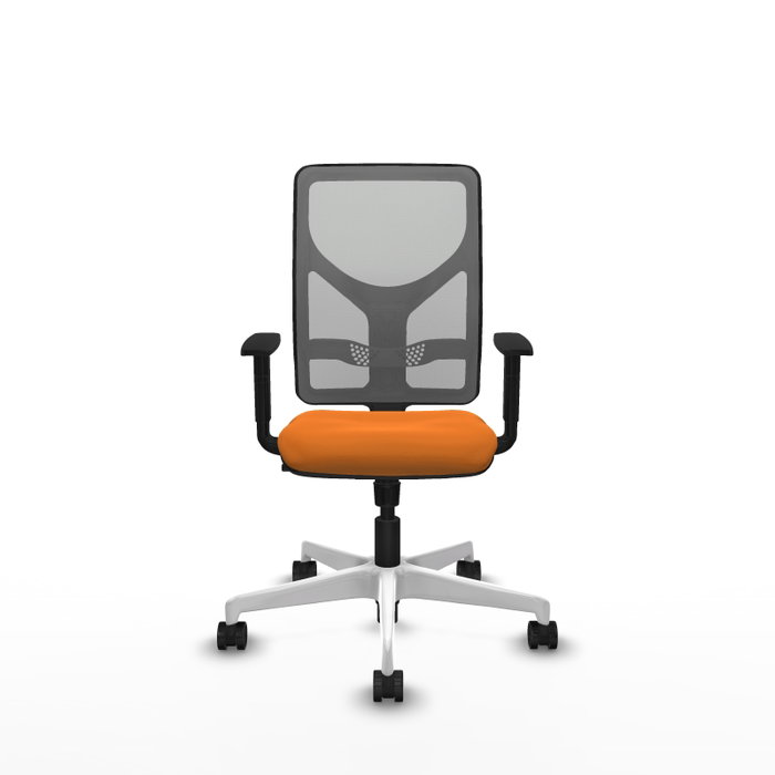 PIQUERAS Y CRESPO Silla de oficina Motilla con mecanismo Sincro, Naranja y Gris PIQUERAS Y CRESPO Silla de oficina Motilla con mecanismo Sincro, Naranja y Gris