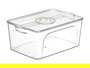 Kinvara Organizador Nevera Tapa Grande Aro Blanco 30x12.5x19.2 cm (Set de 12)