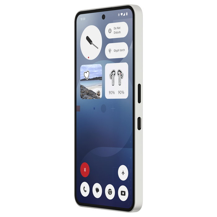 Nothing Phone (3a) 5G Smartphone, Pantalla AMOLED 6.77" 120Hz, Snapdragon 7s Gen 3, 12GB RAM + 256GB, Cámara 50MP, Android 15, Batería 5000 mAh, Color Blanco Nothing Phone (3a) 5G Smartphone, Pantalla AMOLED 6.77" 120Hz, Snapdragon 7s Gen 3, 12GB RAM + 256GB, Cámara 50MP, Android 15, Batería 5000 mAh, Color Blanco