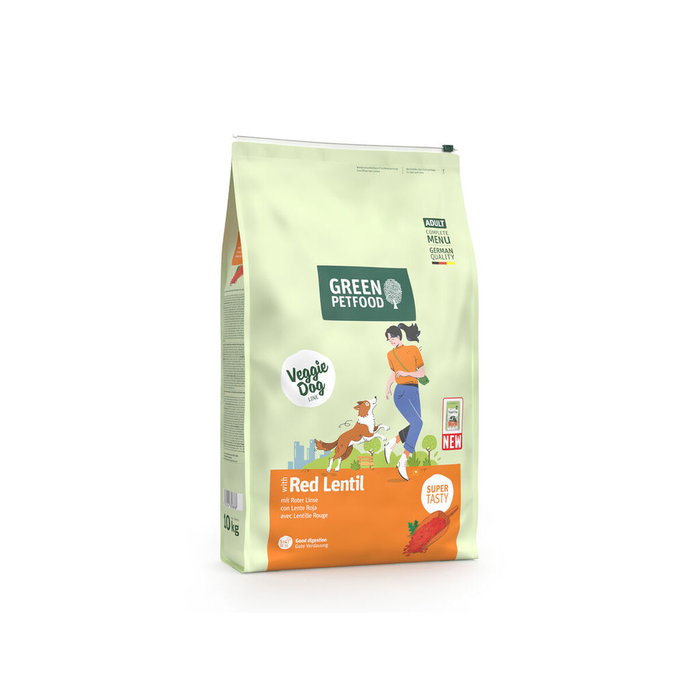 Pienso Green Petfood VeggieDog Red Lentil 10 kg Pienso Green Petfood VeggieDog Red Lentil 10 kg
