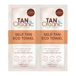 TANORGANIC Toallitas Autobronceadoras Bio Biodegradables Veganas para Cara y Cuerpo