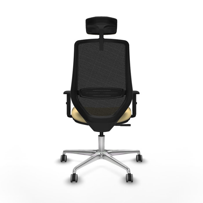 PIQUERAS Y CRESPO Silla de oficina Mardos con Mecanismo Sincro, Crema y Negro PIQUERAS Y CRESPO Silla de oficina Mardos con Mecanismo Sincro, Crema y Negro