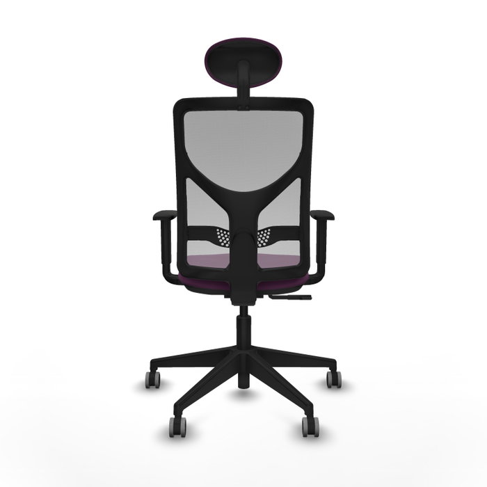 PIQUERAS Y CRESPO Silla de oficina Motilla con mecanismo Sincro, Morado y Gris PIQUERAS Y CRESPO Silla de oficina Motilla con mecanismo Sincro, Morado y Gris