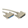 ROLINE Cable RS232 DB25-DB25 6m Gris