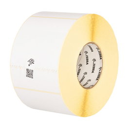 Zebra Z Select 2000T Etiquetas Termicas Autoadhesivas de Papel, Blanco, 51x25 mm, 2580 Etiquetas por Rollo, 8 Rollos