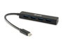 Equip 128954 Hub USB 3.2 Gen 1 Type-C a 4 Puertos USB 3.2 Gen 1 Type-A, 5000 Mbit/s, Negro